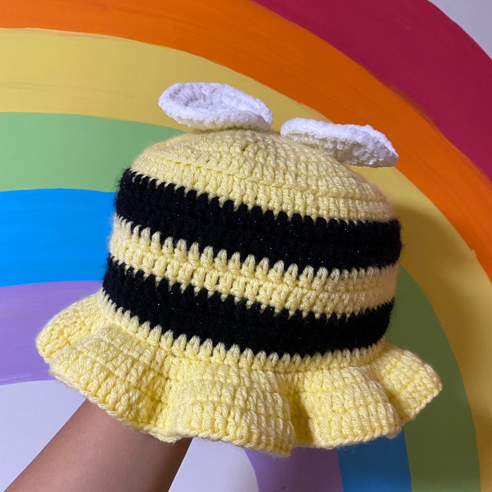 Crochet Bee Bucket Hat | HandMade!!
